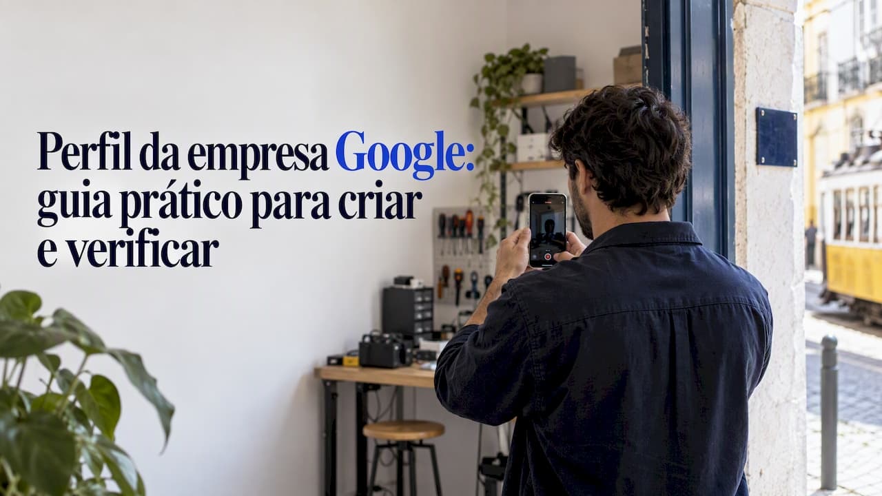 Perfil da empresa Google: guia prático para criar e verificar